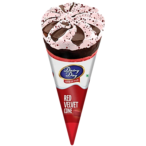 Dairy day Red Velvet Cone Ice Cream, 120 ml